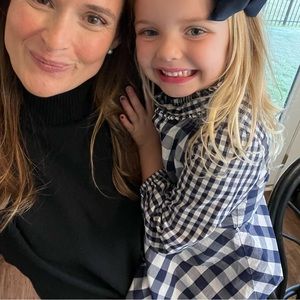 Navy Blue Gingham J.Cew Girls Dress